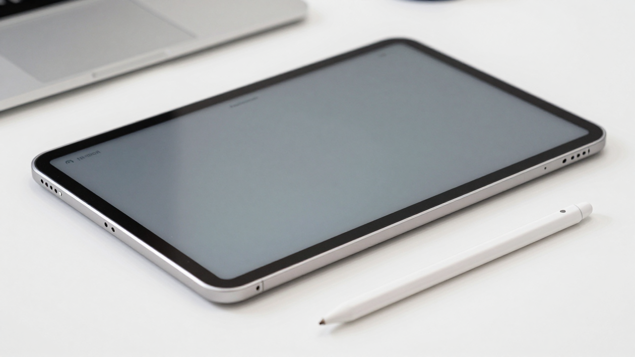 Minh họa Oppo Pad Mini với màn hình 8,8 inch, thiết kế viền mỏng và hỗ trợ bút stylus.