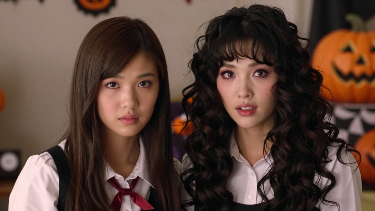 Châu Bùi và Binz hóa thân thành chị em nhà Wilson trong trang phục Halloween