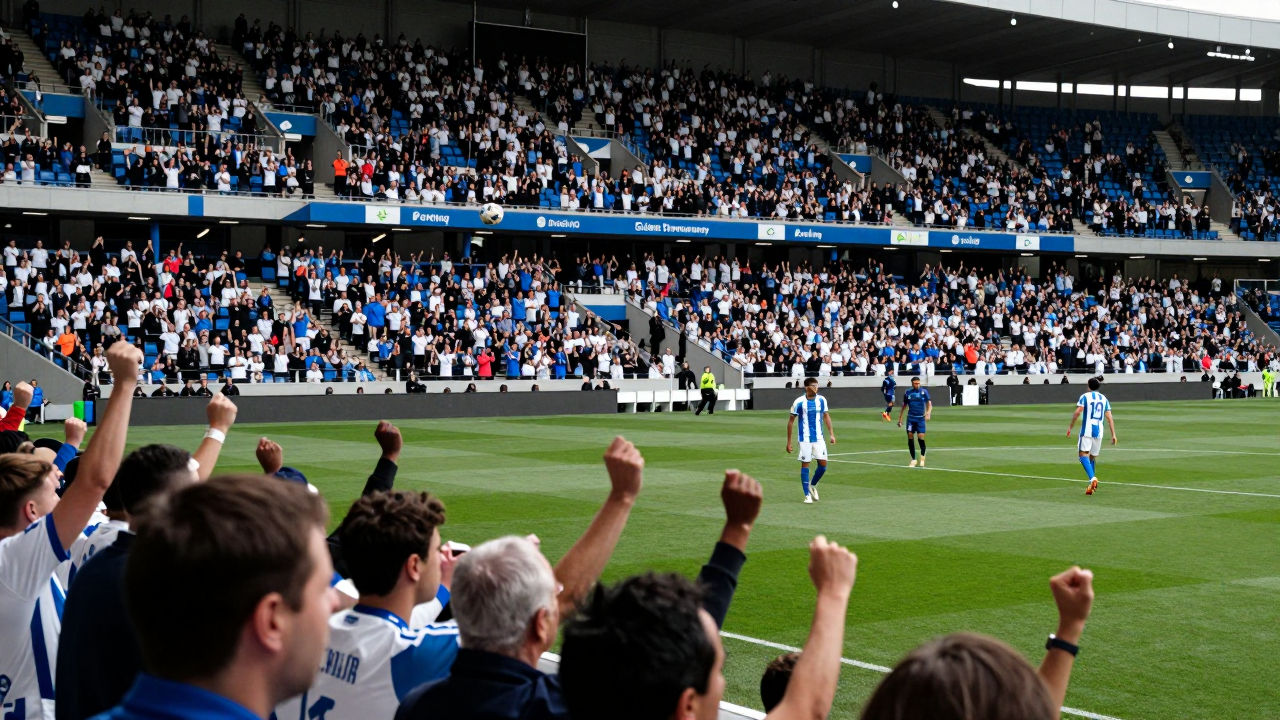 Ảnh minh họa trận đấu bóng đá giữa Nam Định và Thể Công Viettel tại sân Thiên Trường.