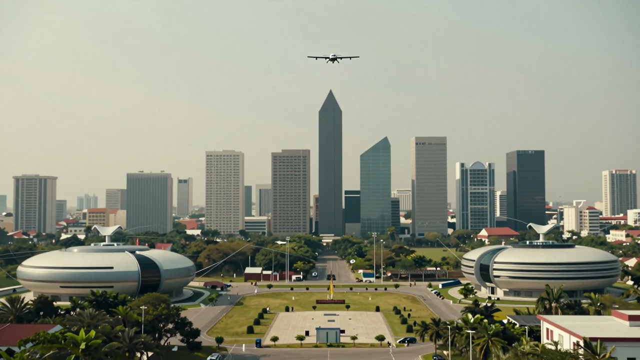 Minh họa các trung tâm AI và khu thử nghiệm UAV trong mục tiêu công nghệ đến năm 2030