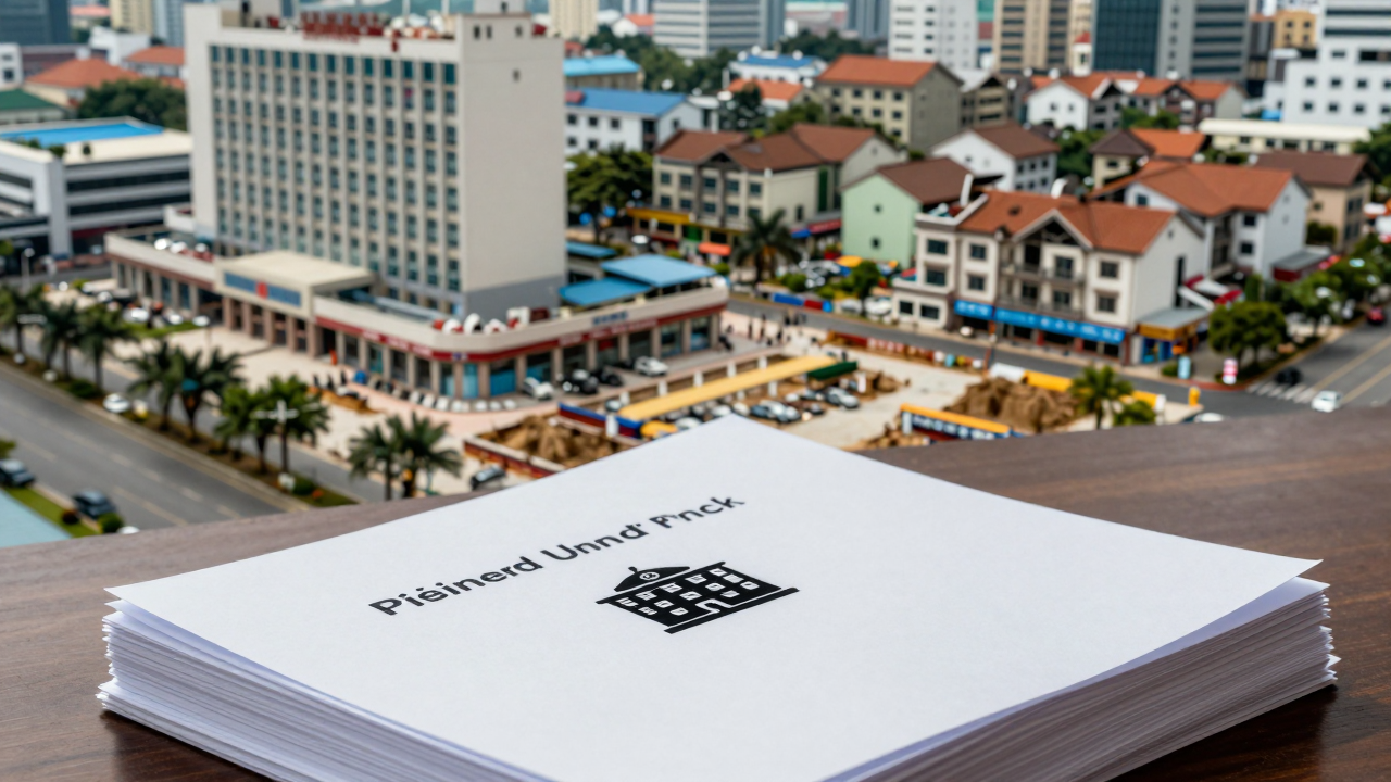 Minh họa dự án thương mại chưa triển khai và hồ sơ xin hướng dẫn xử lý vướng mắc