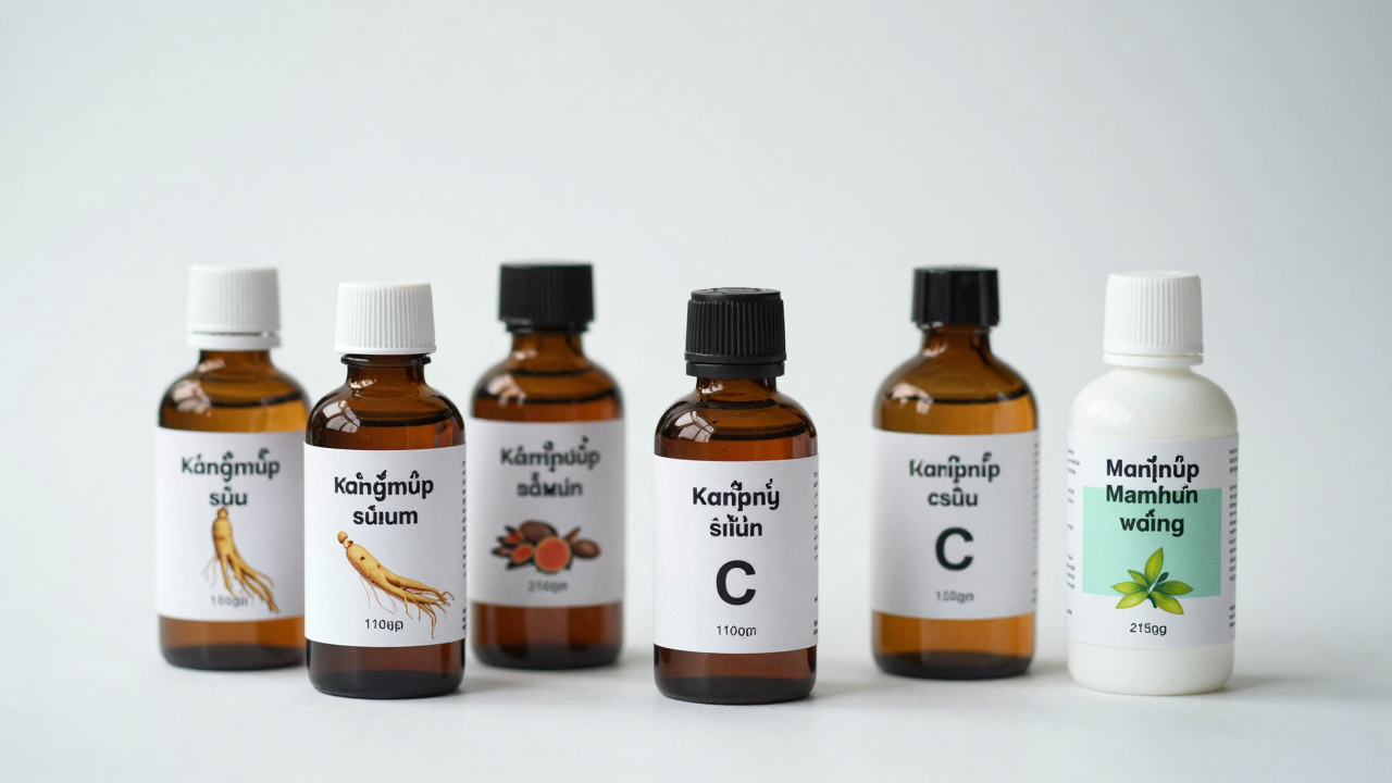 Hình ảnh minh họa 5 serum ngừa lão hóa 'made in Vietnam' với chiết xuất tự nhiên và thành phần hỗ trợ cải thiện da.