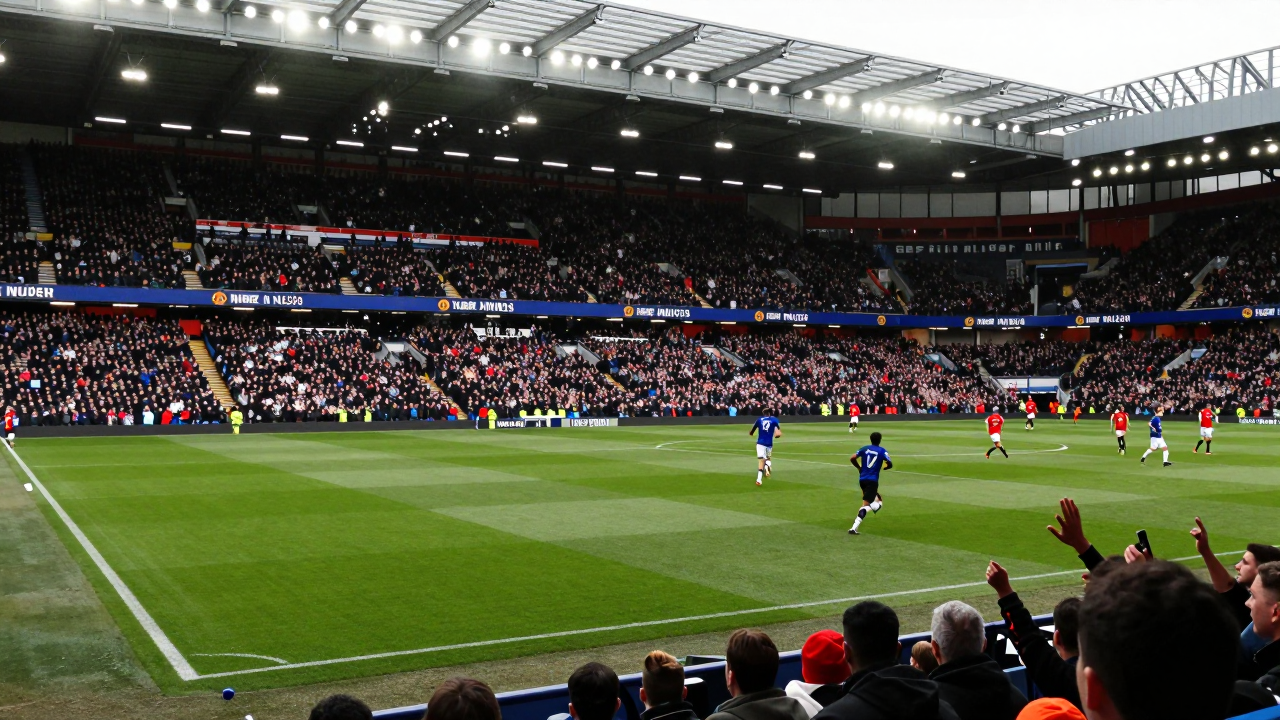 Trận đấu giữa Chelsea và M.U tại sân Stamford Bridge vào tối 31/10.