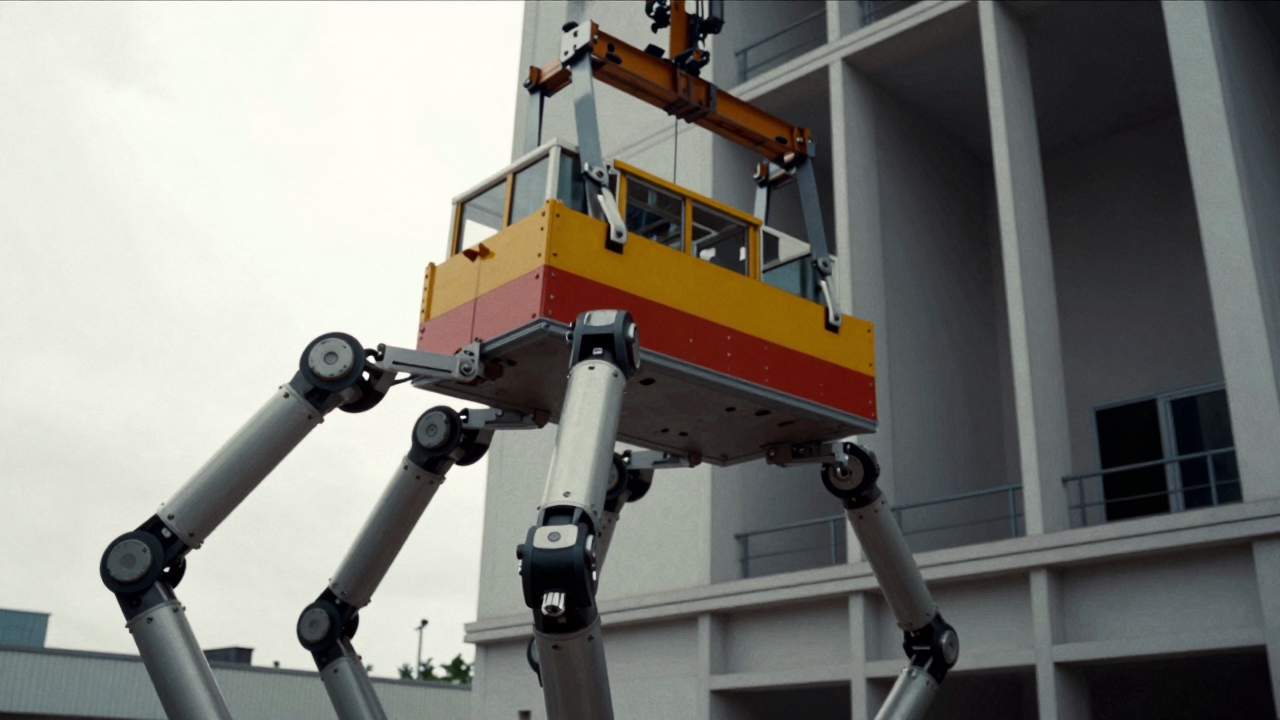 Hình minh họa công nghệ robot di dời công trình 7.600 tấn tại Thượng Hải