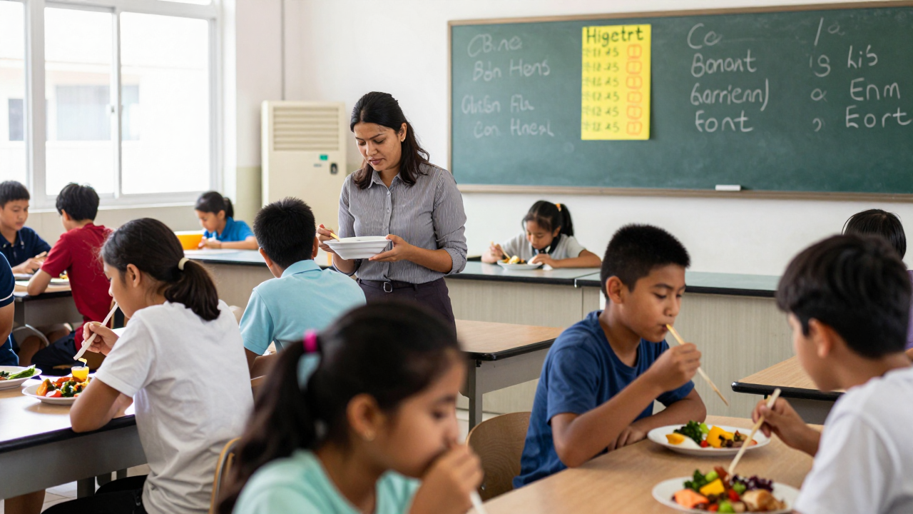 Căng tin trường học bán đồ ăn, đồ uống với giá cao hơn bên ngoài