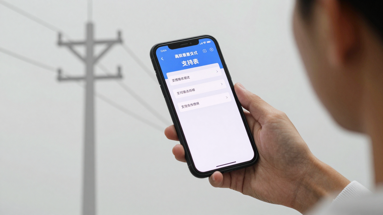 Người dân dùng thiết bị di động gửi yêu cầu hỗ trợ về điện