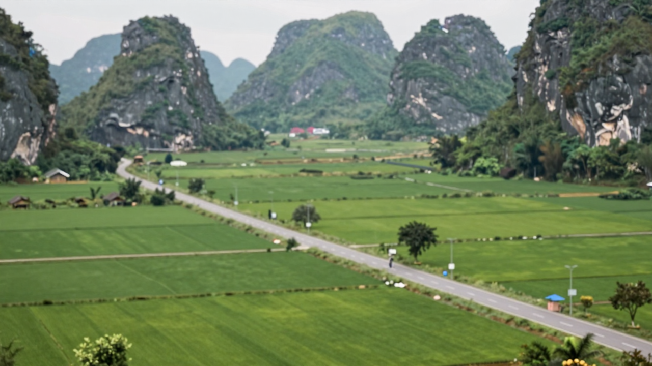 Minh họa mạng lưới giao thông kết nối không gian phát triển tại Ninh Bình