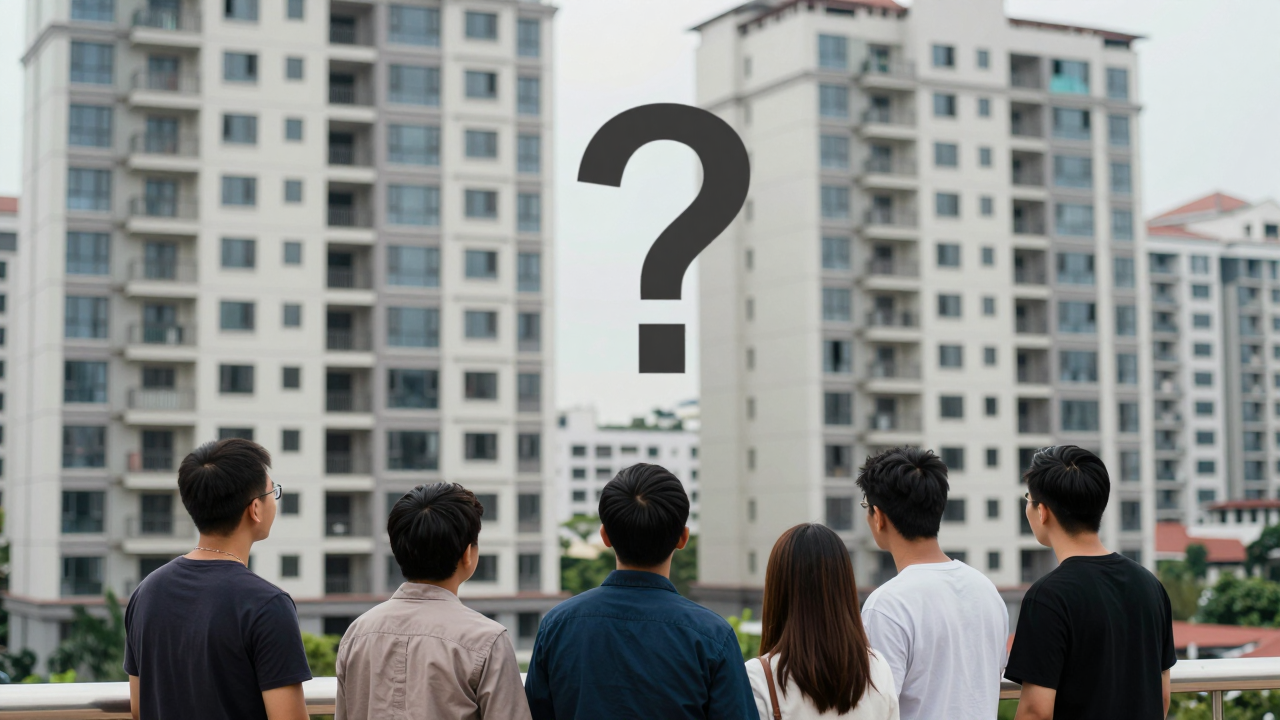 Minh họa khu nhà ở xã hội với nhiều căn hộ tại đô thị