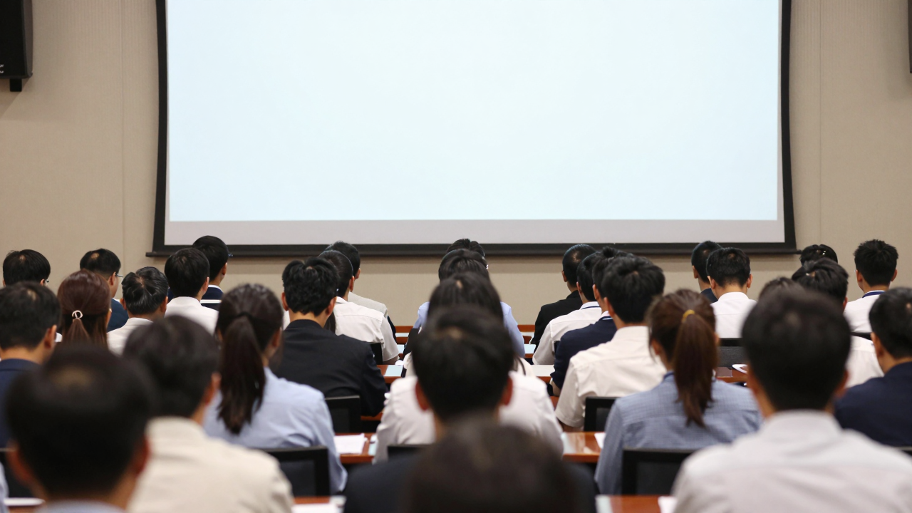 Minh họa hội nghị với đông đại biểu tham dự tại An Giang