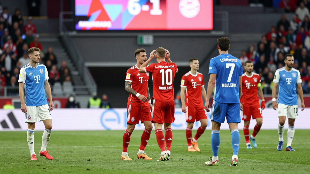 Minh họa trận đấu giữa Bayern Munich và Magdeburg tại Cúp Quốc gia Đức