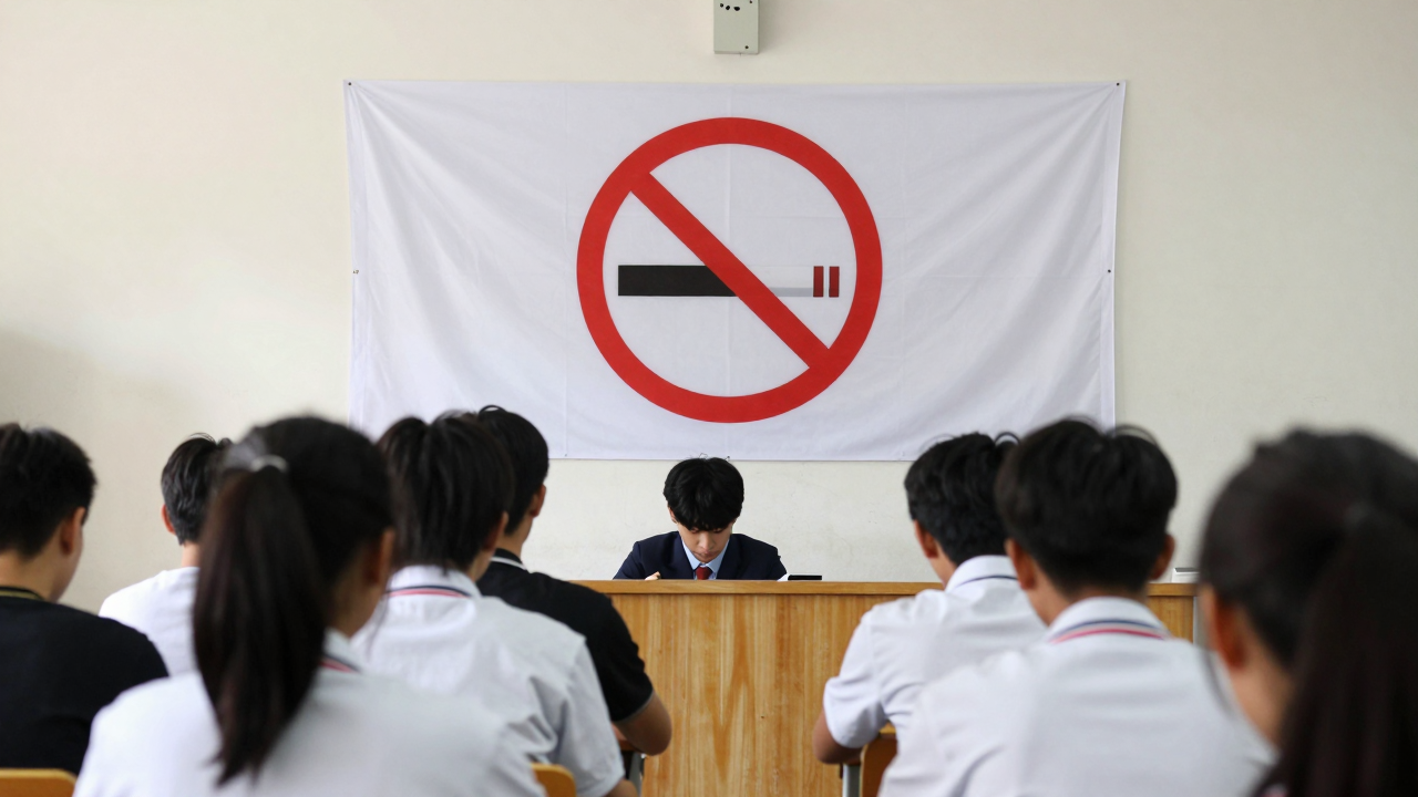 Minh họa thanh niên tham gia hoạt động nâng cao nhận thức về phòng, chống tác hại thuốc lá