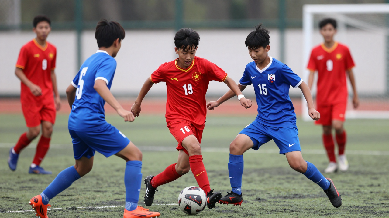 Trận đấu giữa U15 Việt Nam và U15 Cuba tại Baku, Azerbaijan
