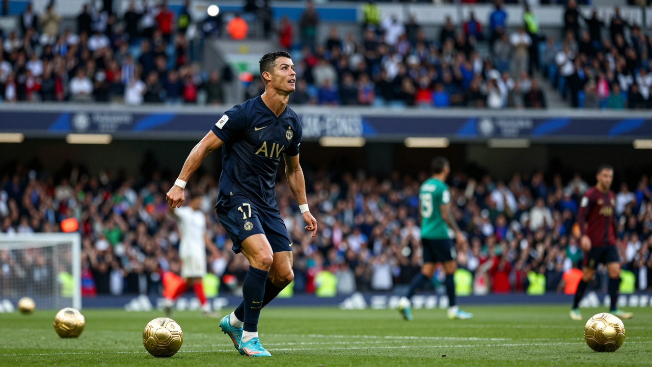 Cristiano Ronaldo ghi 3 bàn trong trận đấu, chạm mốc 985 bàn thắng.